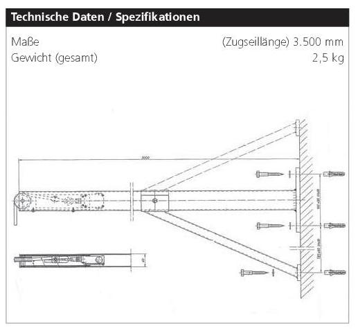 Marantec Command 701 Deckenzugtaster mit Kragarm. 564275,