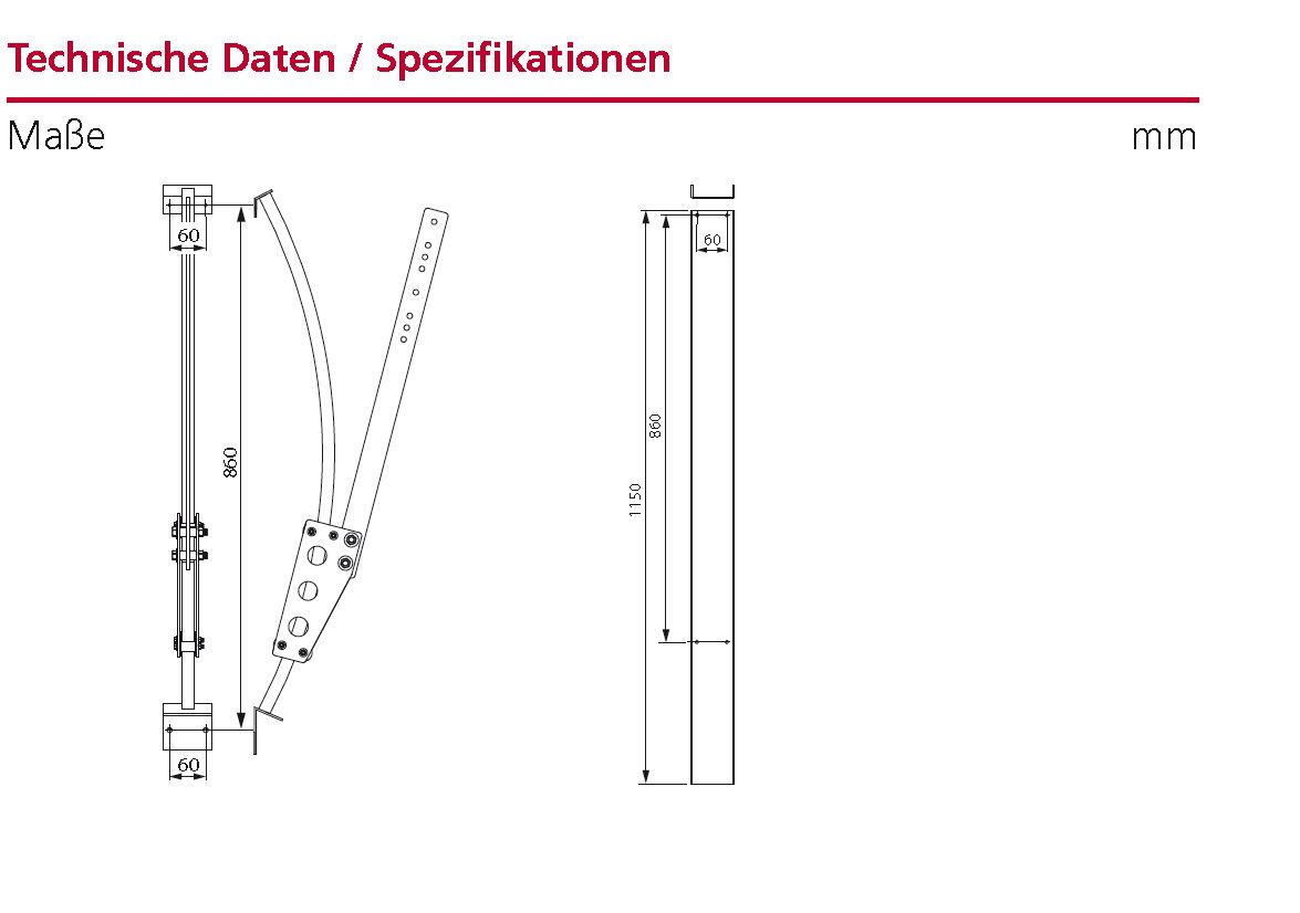 Marantec Kurvenarm Special 102