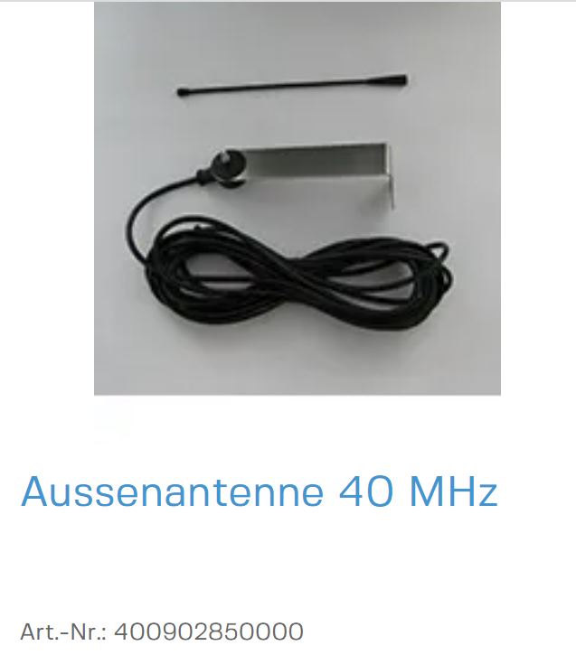 Normstahl Aussenantenne 40 MHz