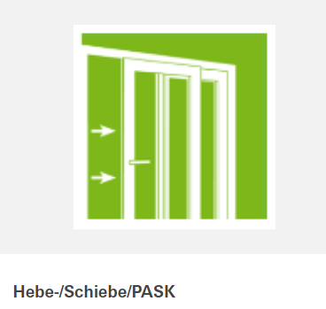 Schüco Hebe-Schiebe-PASK Anfrage Formular