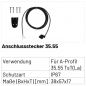 Preview: Marantec Protect-Contact 35.55 Abschlussstecker mit Kabellänge 300 mm, 149794, 186954