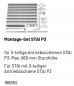 Preview: Marantec Montage-Set STAI P3, Antriebsschiene STAI P3, 186882