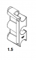 Preview: Schüco Griffadapter für Getriebe D7, 28733000, Schüco VarioTec