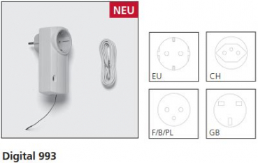 Marantec Universalempfänger Steckdosenempfänger Digital 993 | uni-direktional-868 MHz-bi-linked, 122715