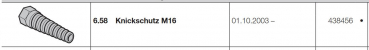 Hörmann Knickschutz M16 für Gehäusedeckel mit Verschraubung, 438456