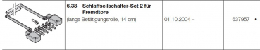 Hörmann Schlaffseilschalter-Set 2 für Fremdtore, 637957