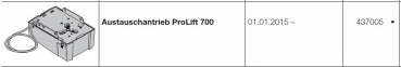 Hörmann Austauschantrieb ProLift 700, 437005
