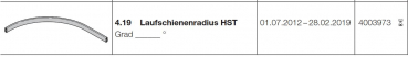 Hörmann Laufschienenradius, 4003973, (HST 42), Seiten-Sektionaltor BR 10, 20, 30