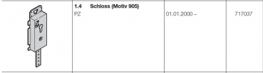 Hörmann Schloss (Motiv 905) für Berry DF 98, 717037