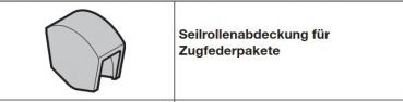 Hörmann Seilrollenabdeckung für Zugfederpaket für Baureihe 40 und EcoStar, 3054869