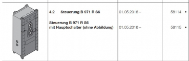 Hörmann Steuerung B 971, R S6, 58114