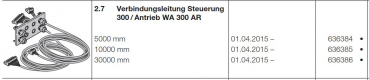 Hörmann Verbindungsleitung Steuerung 300/Antrieb WA 300 AR 30000 mm, 636386