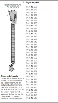 Hörmann Zugfederpaket mit Rolle Typ 1, Nr.740, für Ecostar, Renomatic, Baureihe 40, 3061848