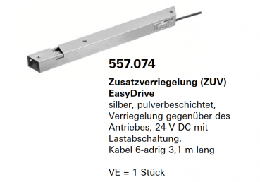 Jansen Janisol Arte 2.0, Zusatzverriegelung (ZUV) EasyDrive, silber, Schwingfenster, Artikel Nr.557.074