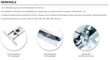 Marantec Antriebsschiene SZ 11-SL, 1-teilig, 121084, 177213