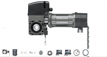 Marantec, Antriebspaket, Set STA 1-11-24 E-KE 230 V/3~ AWG 25,4 mm IP65 – CS 320 FU-I – 7,0 m, 185897, bis 30 Quadratmeter