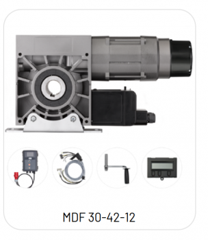 Marantec MDF 30-42-12 KU 400 V/3 ~ AWG 40,0 IP54 – CS320 – 5,0 m, 190040, Antriebset für Rolltore bis max. 541 kg