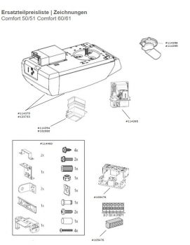 Marantec-EPL-Comfort-50-51-60-61-DE Ersatzteilliste PDF