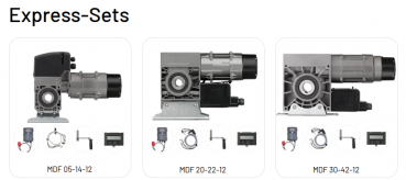 MFZOvitor Express sets Rolltorantrieb MDF 30-42-12 KU, 186298
