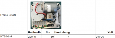 Marantec, Framo Ersatz, MTS0-6-4, für Schwimmbadabdeckungen