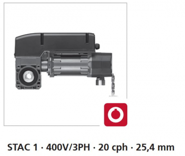 Marantec Getriebemotoren STAC1-10-24 E/KE, 400V/3PH ∙ 20 cph ∙ 25,4 mm, 121603