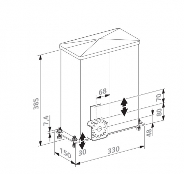 Marantec Comfort 861S Schiebetorantrieb, 114564