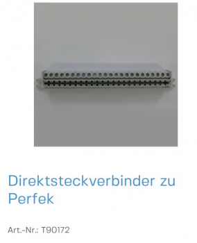 Normstahl Direktsteckverbinder zu Perfekt 900/1200, T90172