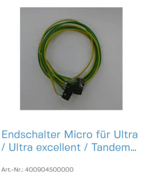 Normstahl Endschalter Micro für Ultra / Ultra excellent / Tandem ZR / Mono / 800, 400904500000