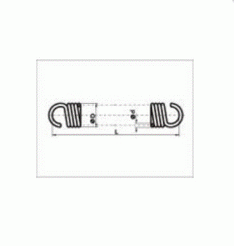 Normstahl Zugfeder 480 x 21 x 3,2, für Schwingtore SWT ab 2013 mit Deckenlaufschienen, 51064