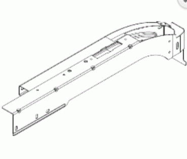 Normstahl Laufschienenverlängerung G60 rechts, K085632, ab Baujahr 05/10