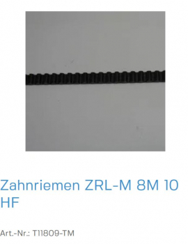 Normstahl Zahnriemen HTD 8M 10 HF, T11809-TM7159