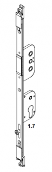 Schüco Balkontürgetriebe D30, DK-Getriebe abschließbar, 25398600, Silber, Schüco VarioTec