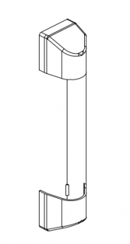 Schüco Kappe Scherenlager Standard, 25439900, weiß, Schüco VarioTec