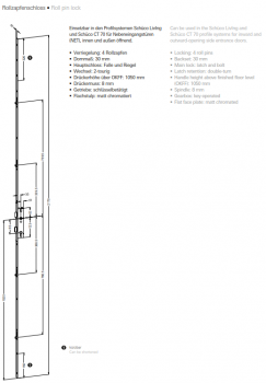 Schüco Rollzapfenschloss, 28754600