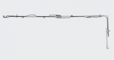 Schüco Schereneckumlenkung, 400 mm, Silber, 98050329, Schüco VarioTec