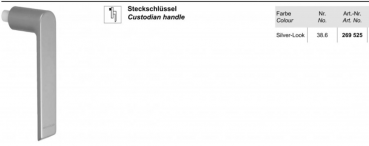 Schüco Steckschlüssel für Steckgehäuse, 269525