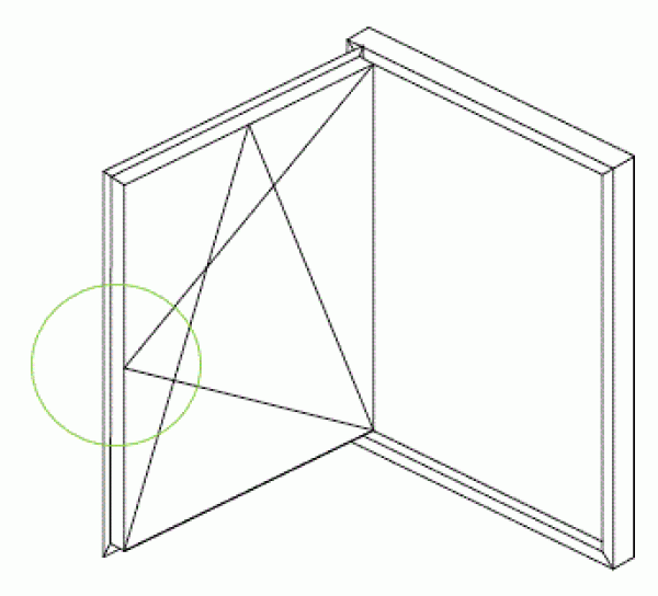 Schüco Kammergetriebe 23 mm links, 223285 LS, 243033 LS