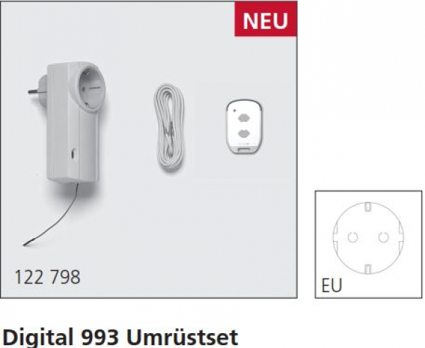 Marantec Steckdosenempfänger Digital 993 | Umrüstset EU 868 MHz, 122798