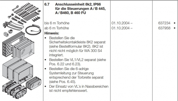 Hörmann Anschlusseinheit AT3-300, 637734