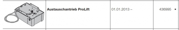 Hörmann Austauschantrieb ProLift, 436995