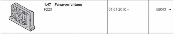 Hörmann Fangvorrichtung F220, 58043