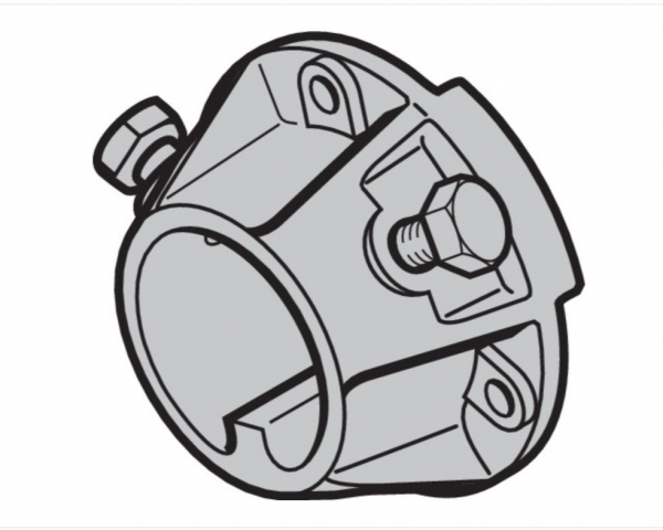 Hörmann Flansch Federwelle 40 mm WA100/200, 152502, 639555