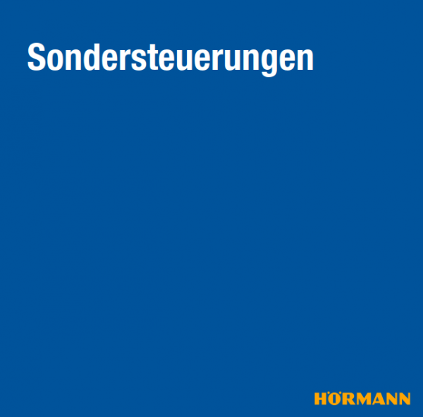 Hörmann Sondersteuerungen PDF