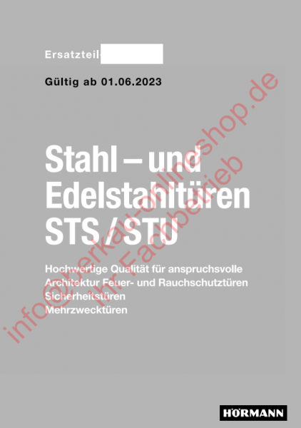 Hörmann Stahl-Edelstahltüren STS -STU in PDF-Form