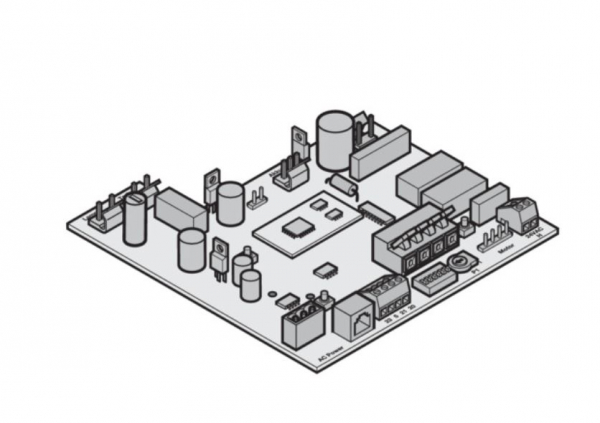 Hörmann Steuerungsplatine ohne Funk 436996 für RollMatic Außen- und Innen-Rolltor