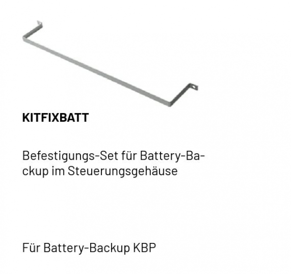 Marantec KITFIXBATT Befestigungs-Set für Battery-Ba ckup im Steuerungsgehäuse, 178393