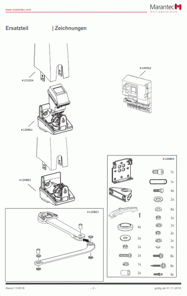 Marantec-EPL-Comfort-560-DE- Ersatzteilliste PDF