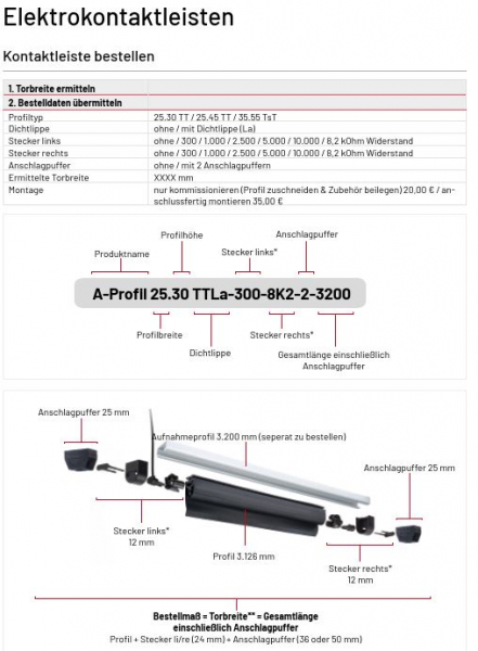 Marantec A-Anschlussstecker 25.30 Anschlussstecker mit 0,3 m Kabel, 186952