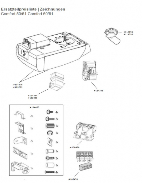 Marantec-EPL-Comfort-50-51-60-61-DE Ersatzteilliste PDF