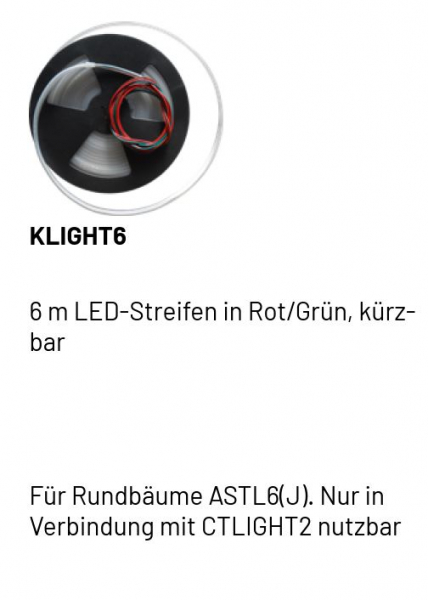 Marantec KLIGHT 6 m LED-Streifen in Rot/Grün, kürzbar 178425